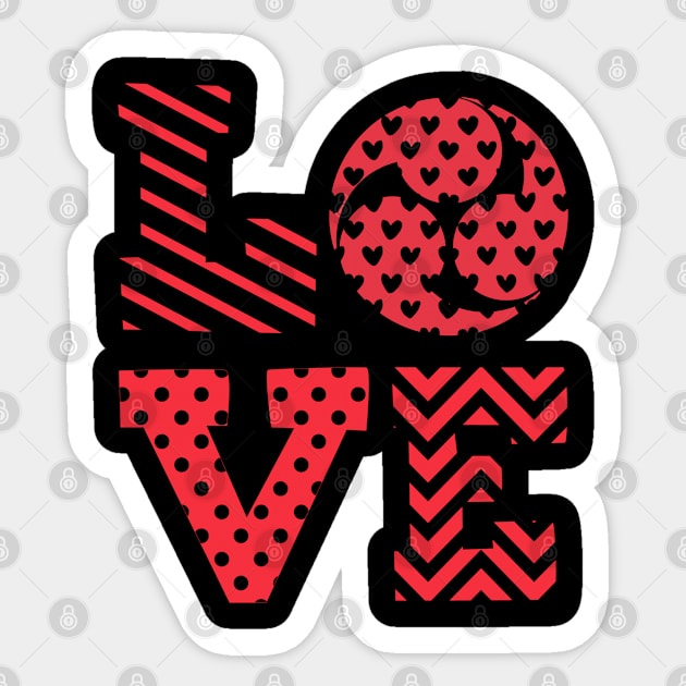 Taiko Mitsudomoe Love Cool Taiko Gifts Sticker by BonnaVida